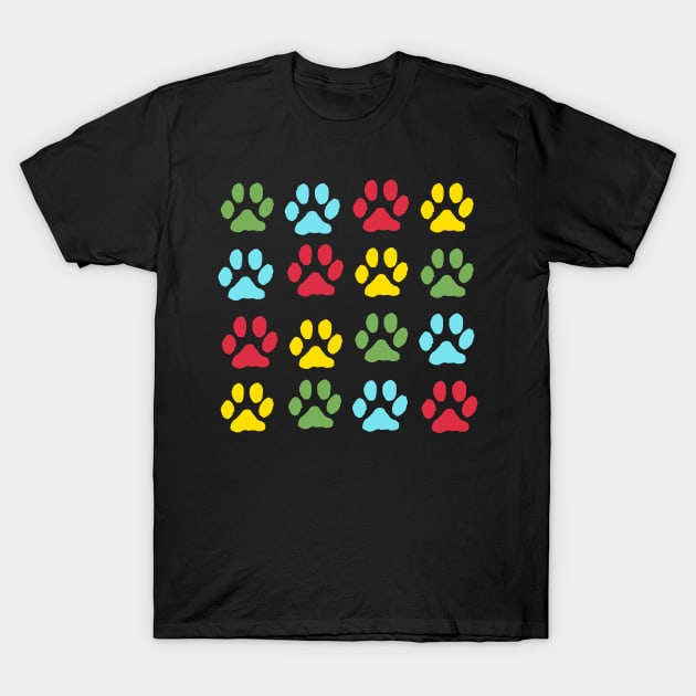 Dog Paws T-Shirt by FlippinTurtles